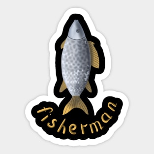 Fisherman Sticker